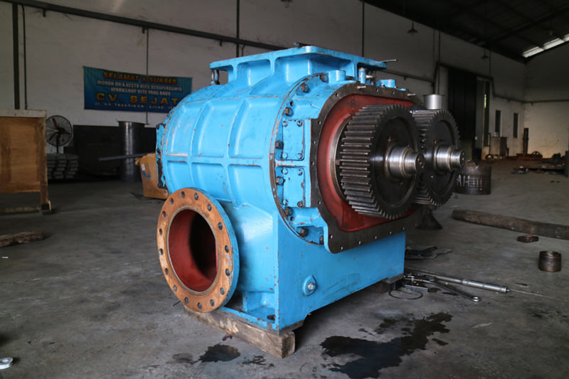 maintenance root blower